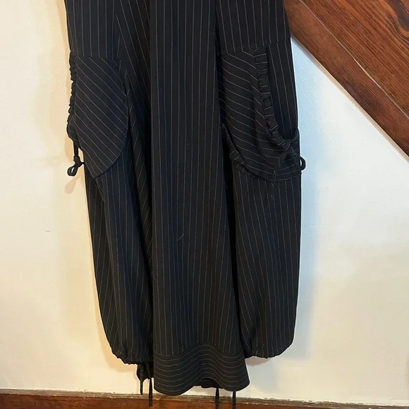 Hanna for la journee UNIQUE pin striped midi/maxi dress - Picture 4 of 9